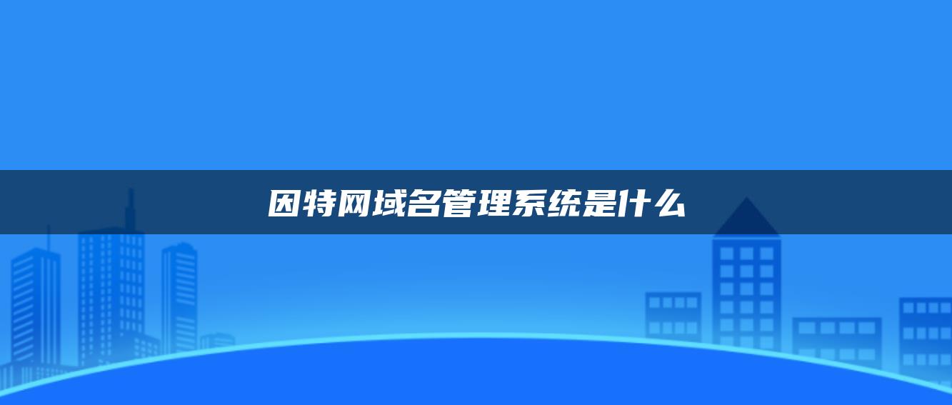 因特网域名管理系统是什么